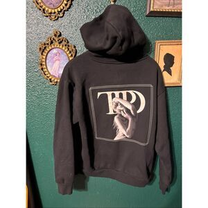 Taylor Swift TTPD Spotify Black Hoodie LARGE